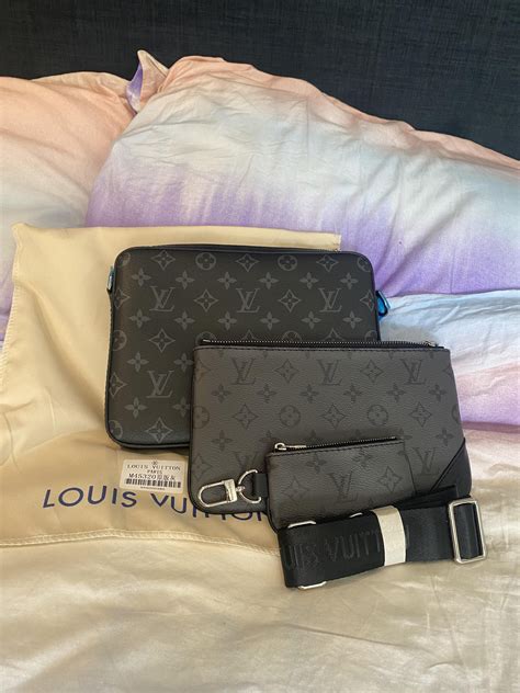 fake lv trio bag|Lv trio bag pandabuy.